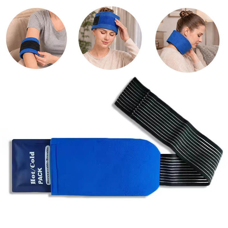 Wrist Wrap Support - 재사용 가능한 아이스 젤 팩, 부드러운