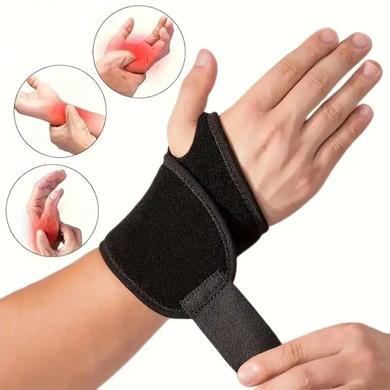 Wrist Wrap Support - 조절 가능한 손목 보호대, 여성 및
