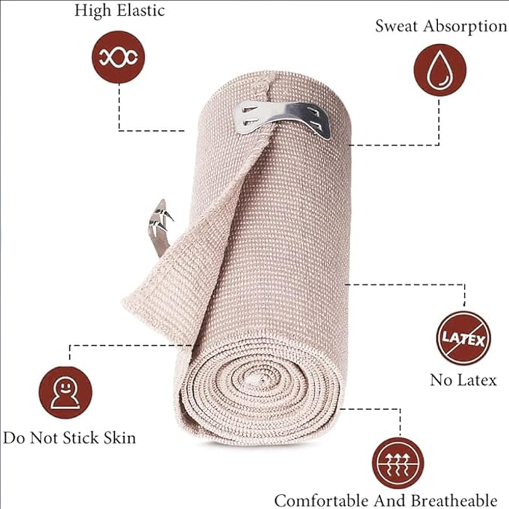 4롤 탄력 압박 붕대(클립 포함) - 발목, 손목, 팔 - Wrist Wrap Support 리뷰 및 가격